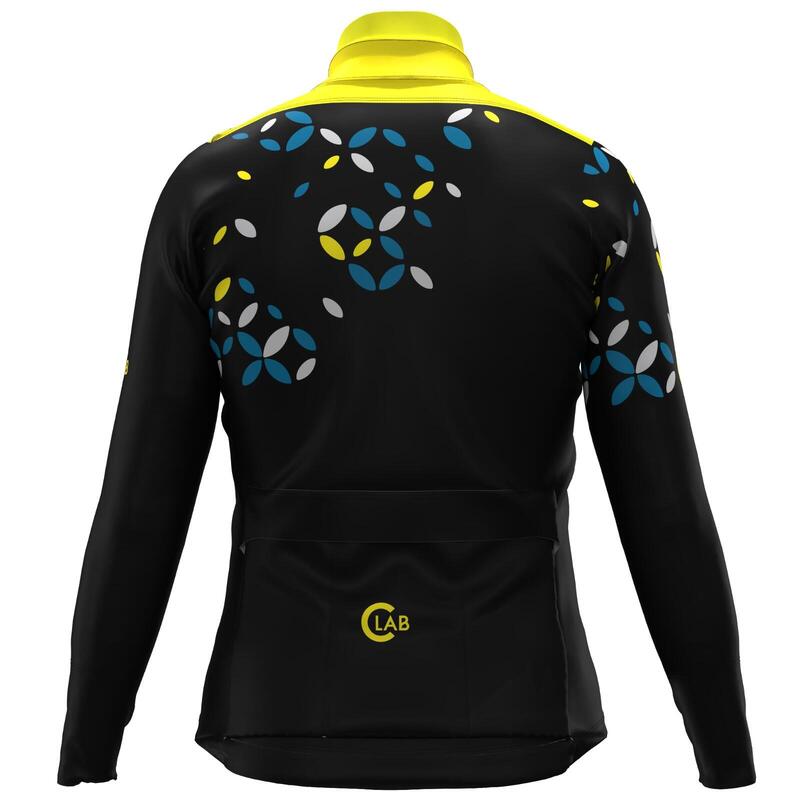 Veste Hiver Imperméable PIRINEUS Croisillons Noir/Jaune