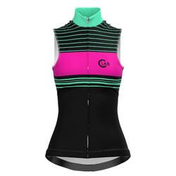 Gilet de Cyclisme Femme Imperméable Coupe-Vent ALPS Flora