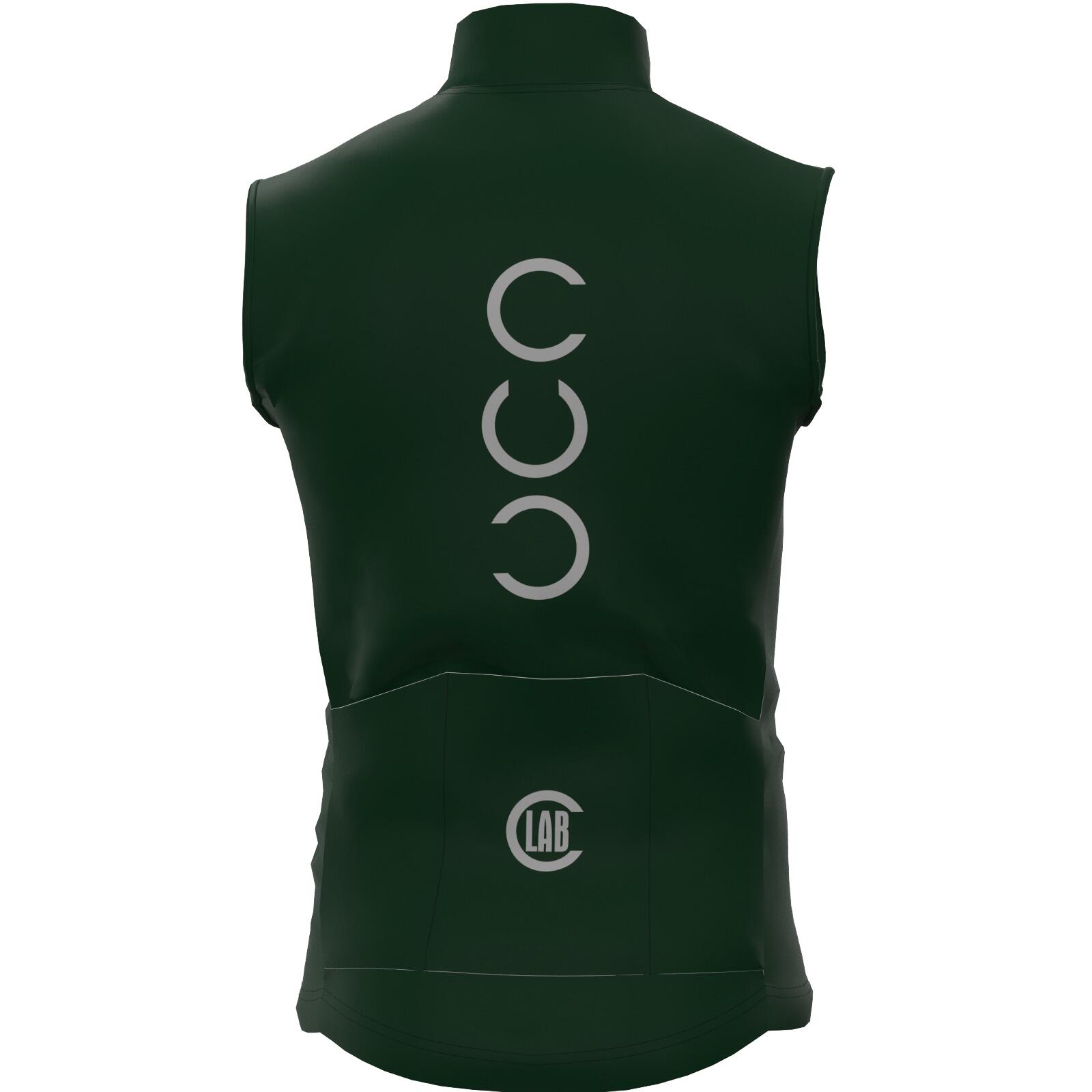 GILET ANTIVENTO IMPERMEABILE ALPS - VERDE INGLESE 3/7