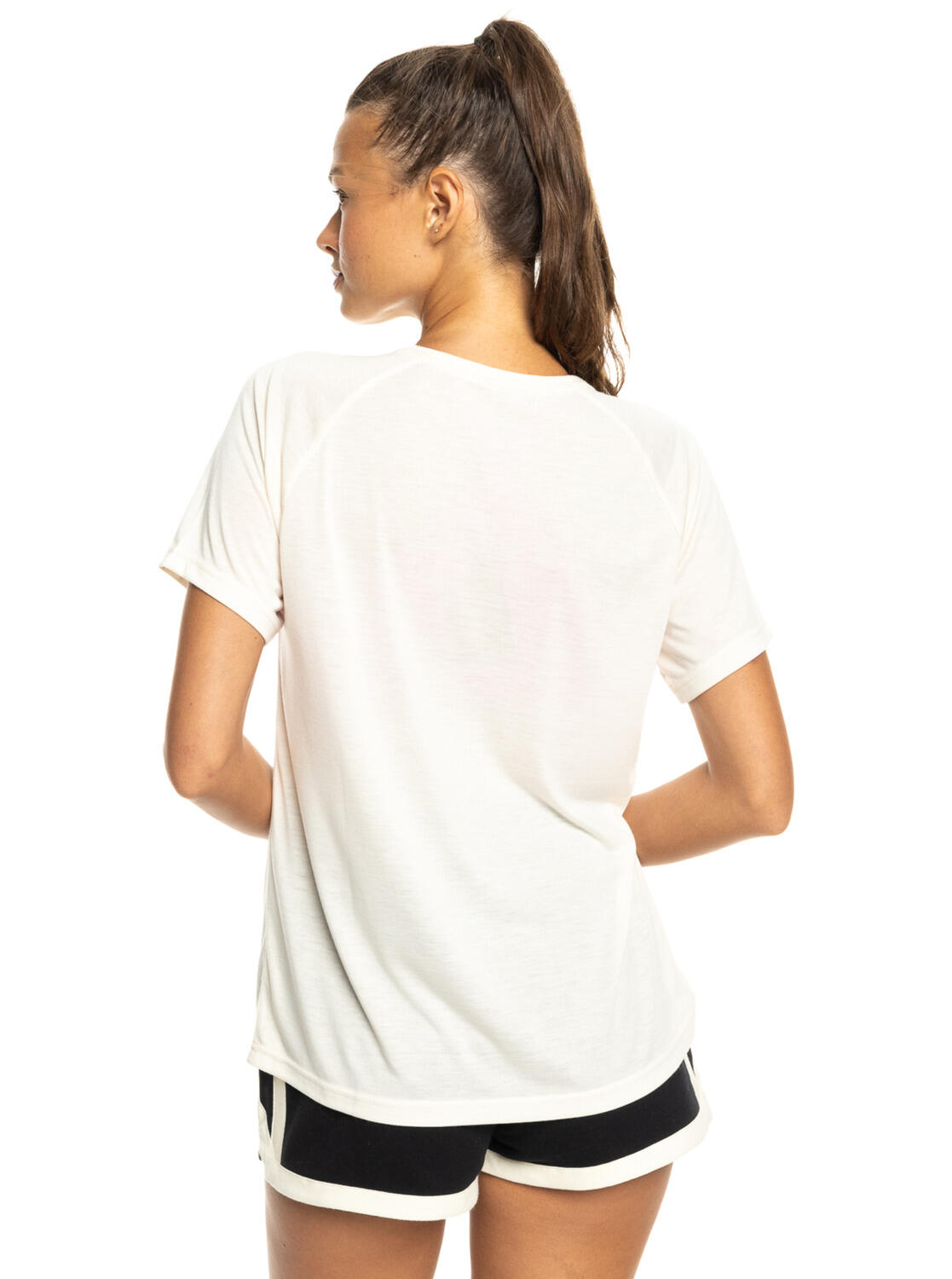 T-shirt technique EVERYDAY FLOW Beige Femme 3/4
