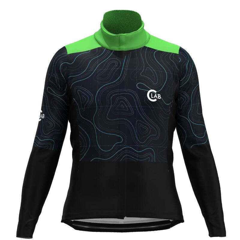 Veste Hiver Imperméable PIRINEUS Map Noir/Vert