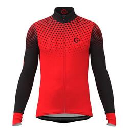 Maillot Hiver Manches Longues ORDINO Inca Noir/Orange