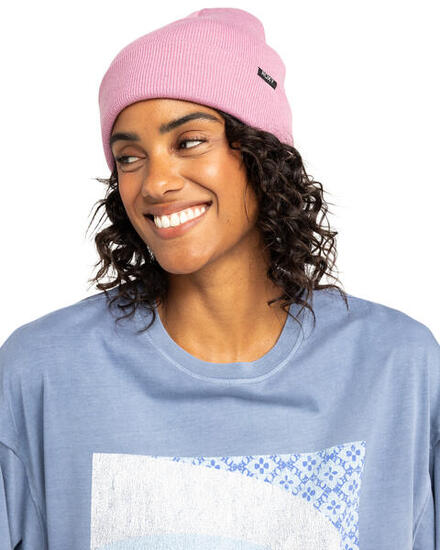 Gorro con Dobladillo TROPICAL SNOW 2024 Negro Mujer