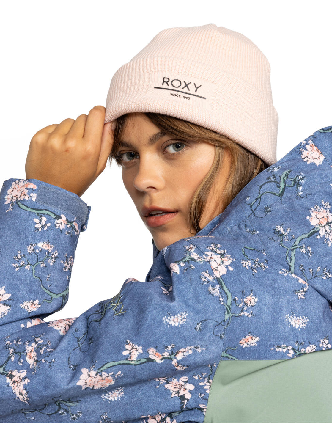 Bonnet en tricot côtelé FOLKER Rose Femme 2/4