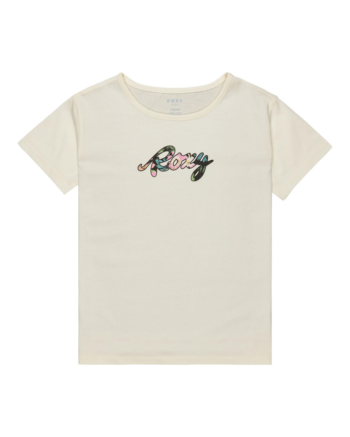 T-shirt Manches Courtes Fille Roxy Taille 10 Ans - 100% Coton, Bleu, Occasion Très Bon état