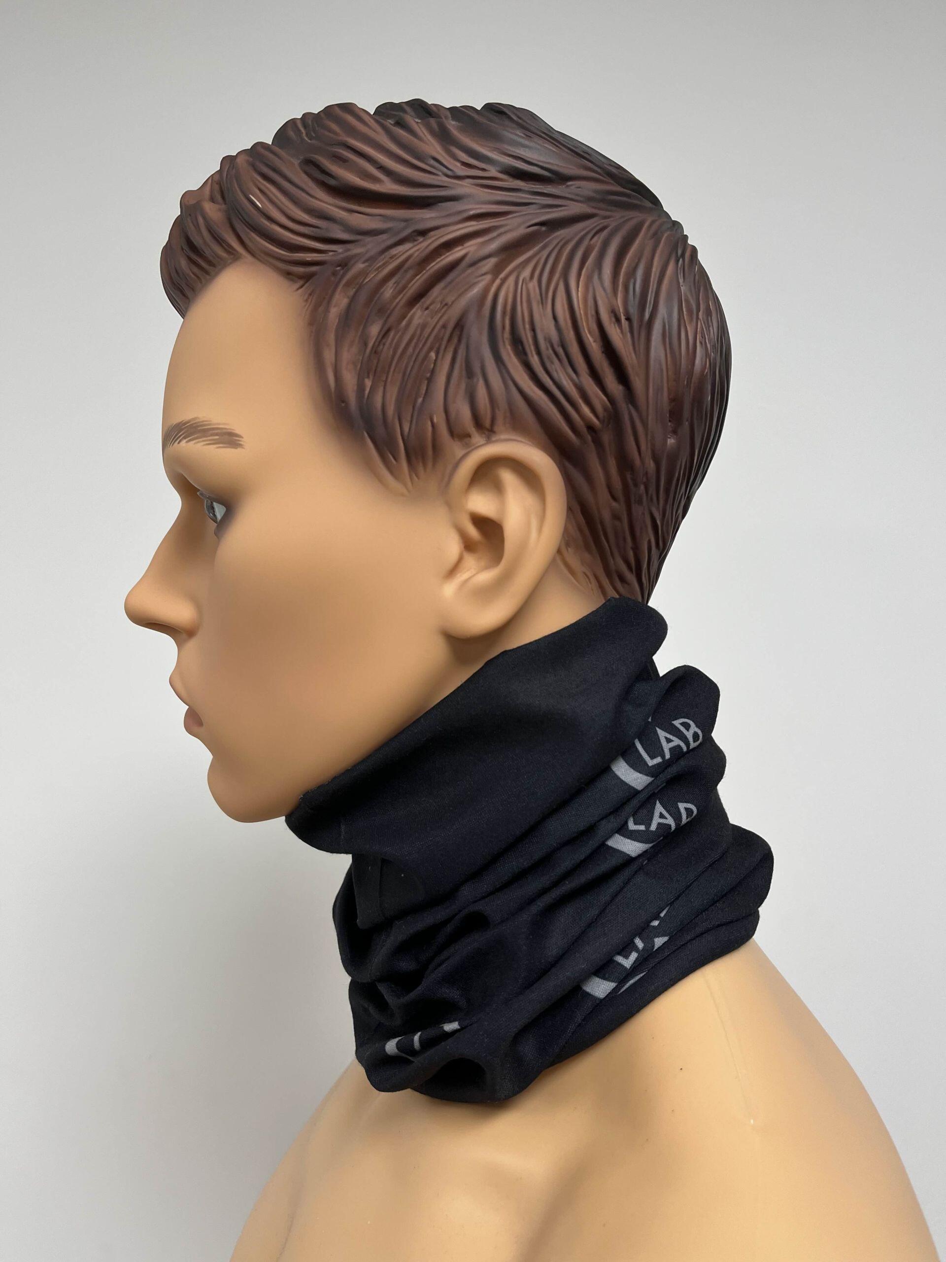 UNISEX ZWARTE LICHTGEWICHT NEKWARMER 5/7