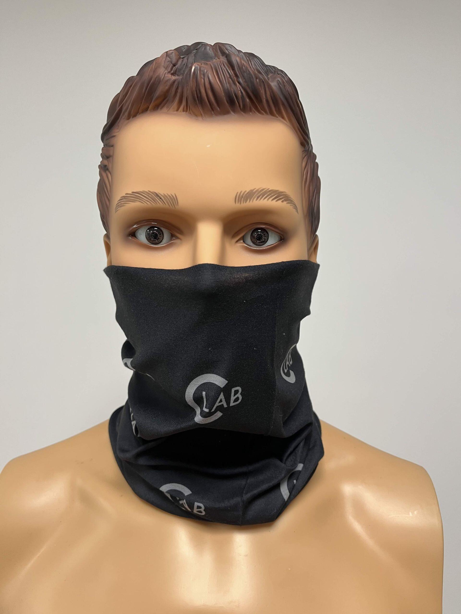 UNISEX ZWARTE LICHTGEWICHT NEKWARMER 3/7
