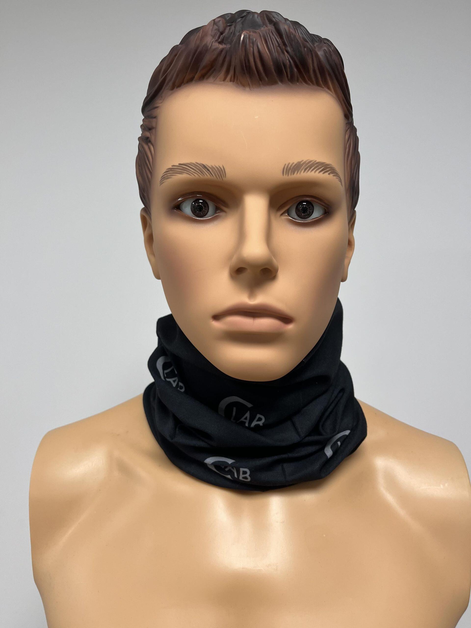 UNISEX ZWARTE LICHTGEWICHT NEKWARMER 4/7