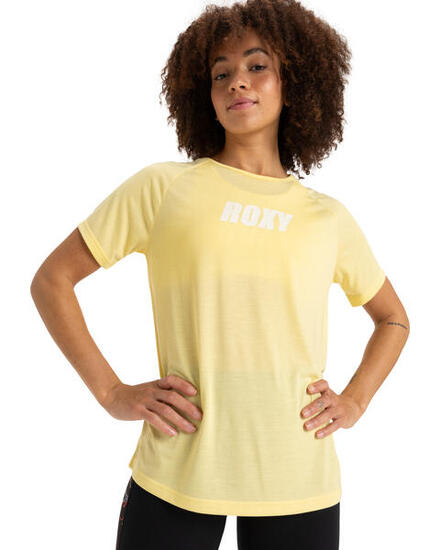 T-shirt technique EVERYDAY FLOW Jaune Femme