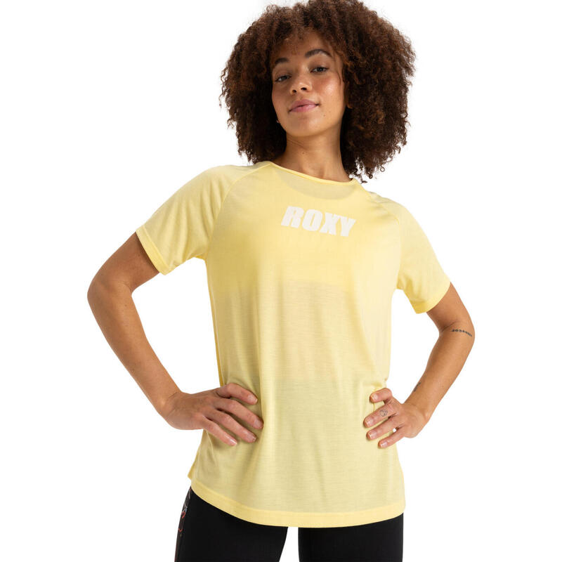 T-shirt technique EVERYDAY FLOW Jaune Femme