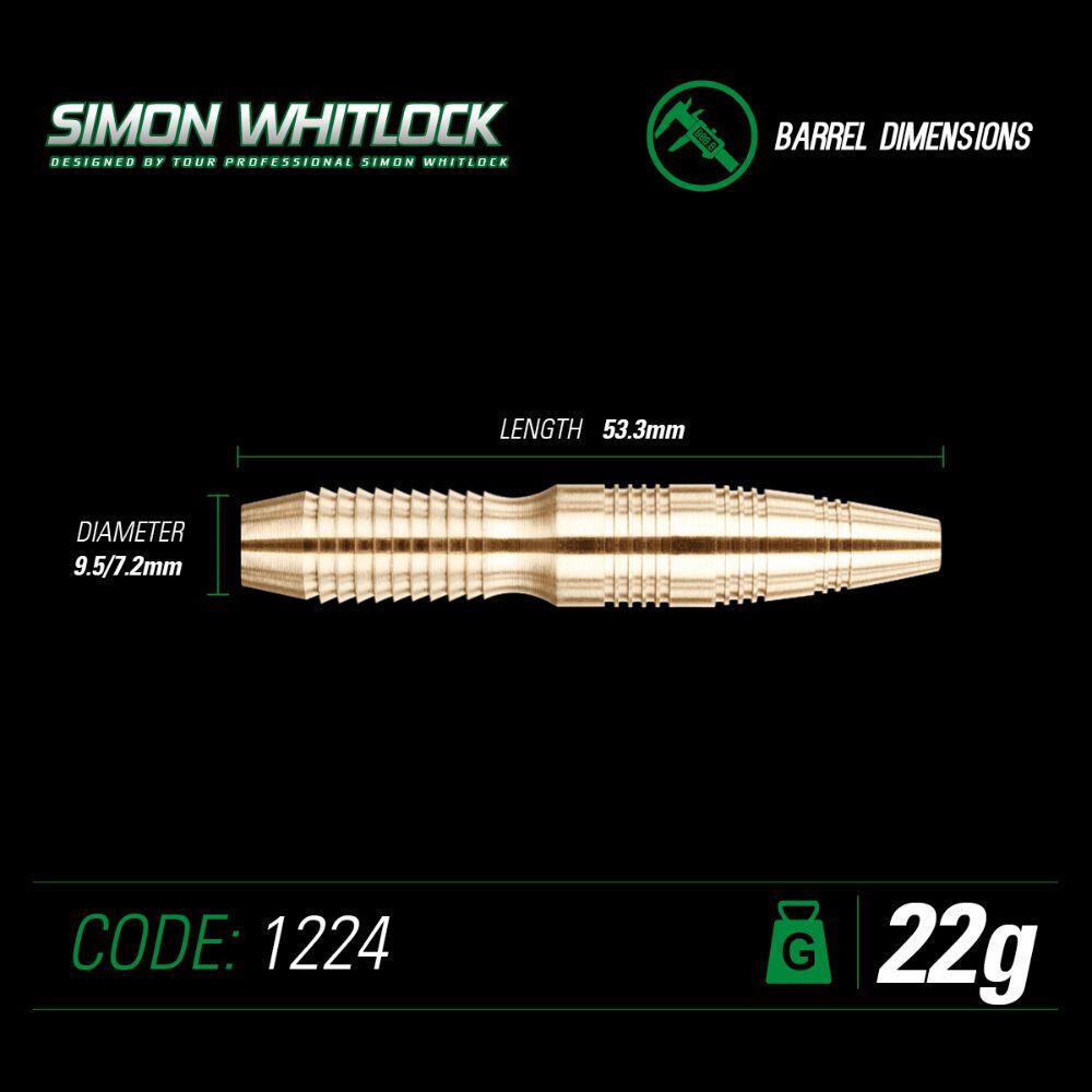 Winmau Simon Whitlock Brass Steel 22g (3er-Set, 1221.22) 4/5