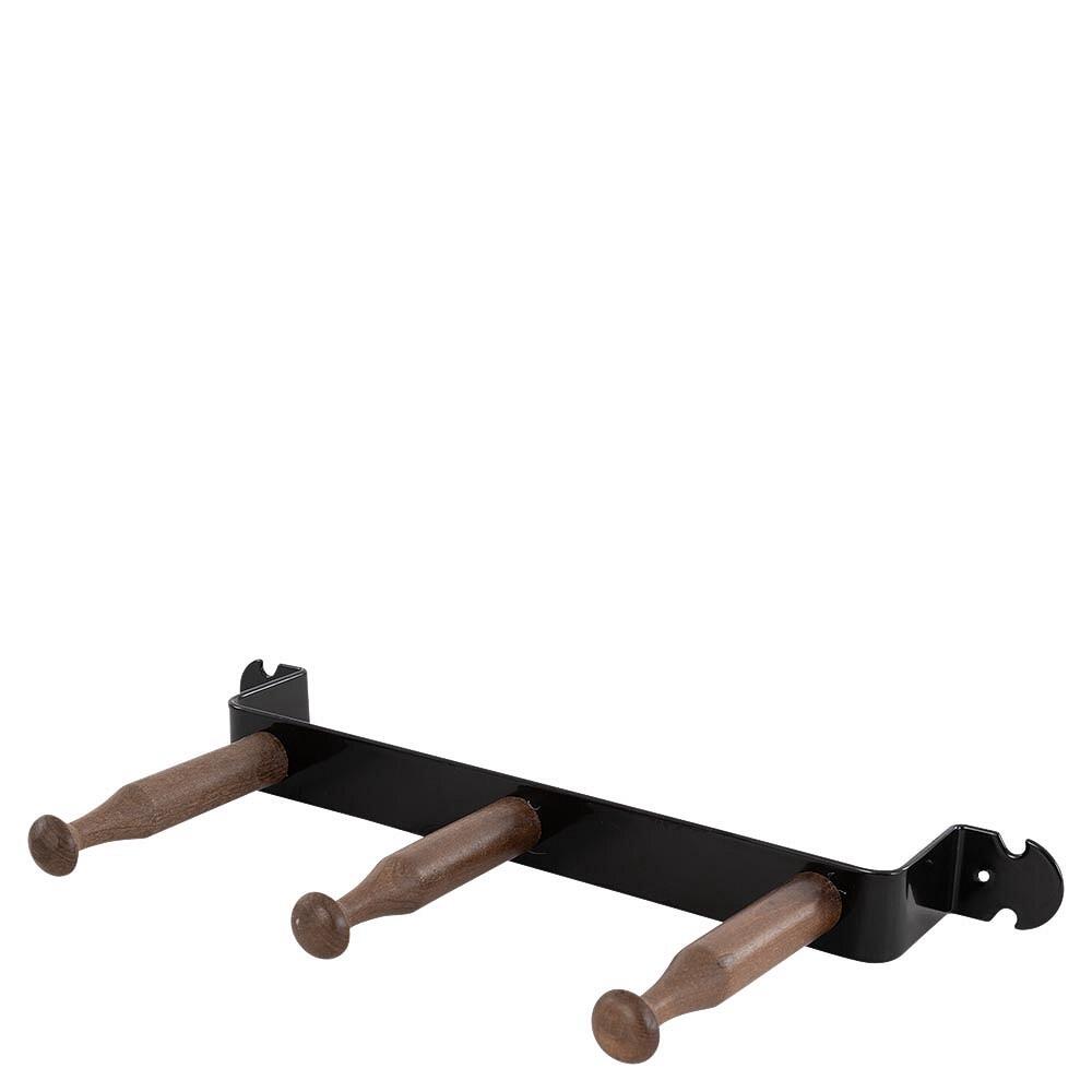 STUBBS Black Stubbs Retro Hanger Met Lange Pinnen Shelfie