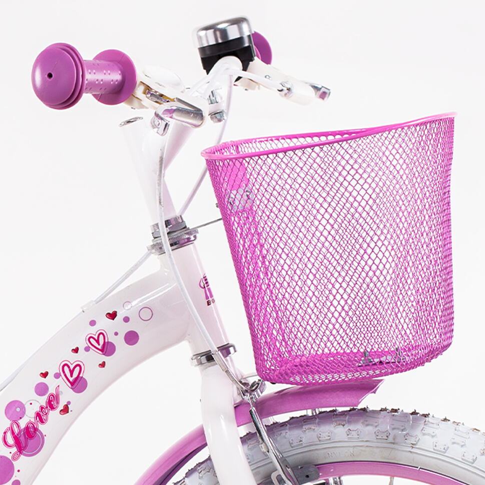 Rower dziewczęcy SCH Pink Love 20” z akcesoriami