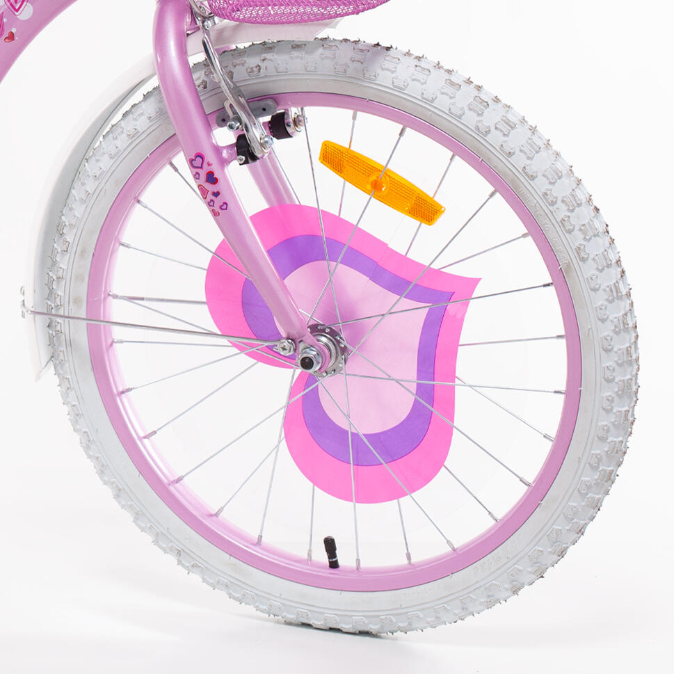 Rower dziewczęcy SCH Pink Love 20” z akcesoriami