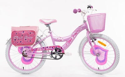 SCH Pink Love 12" bicicletta bambina con accessori
