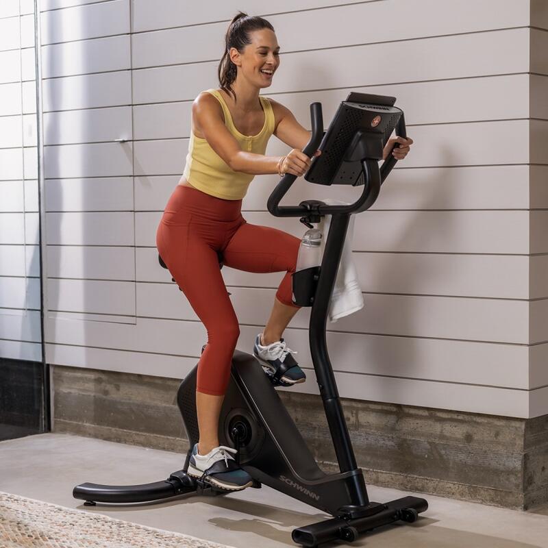 Bicicletă fitness verticală 590U – Bluetooth, JRNY, design step-thru