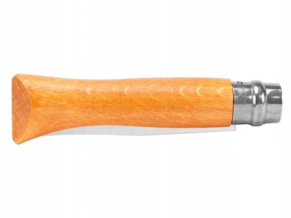 Couteau de camping acier poche pliant bois manche No.06 carbone 2/5