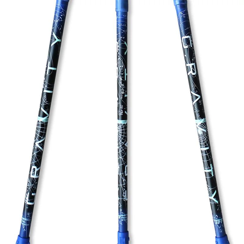 Floorballschläger aus Glasfaser Gravity 96/108 cm IFF rechtshändig blau 2/2