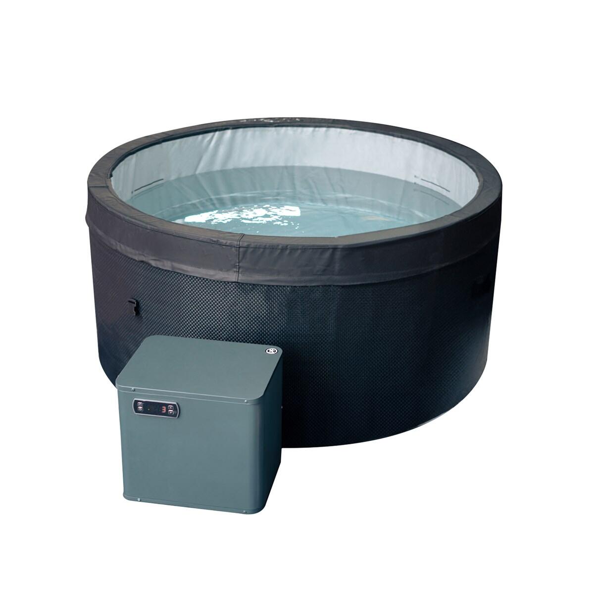 Netspa Ice 3kW - Okrągły - Dla 4 osób - Półsztywny - Oplot tekstylny PVC