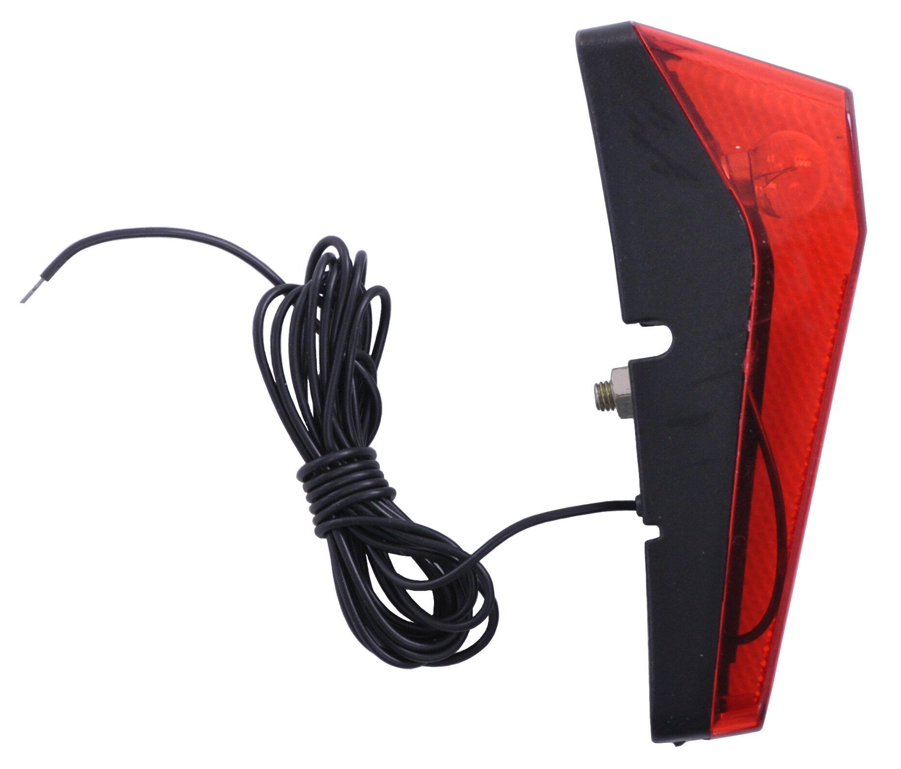 Lampa rowerowa tylna na błotnik JY-814 dynamo wąska 2/2