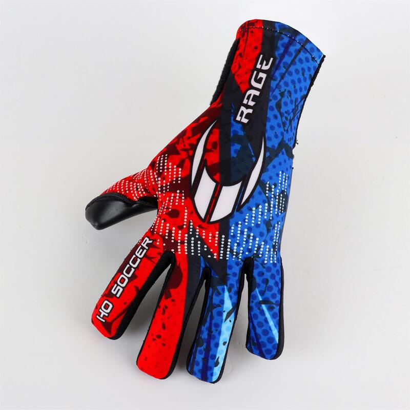 Voetbalkeeperhandschoenen Rage Plus Electric Red Blue