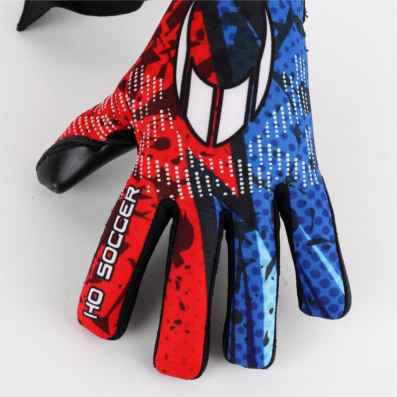 Rękawice bramkarskie do piłki nożnej Rage Plus Electric Red Blue