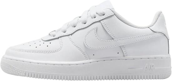NIKE AIR FORCE 1 SCARPE RAGAZZI BIANCO
