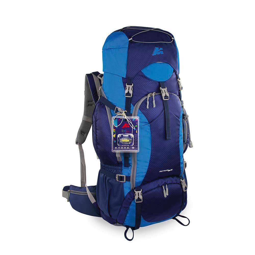 MARSUPIO Mochila de Montaña y Trekking MARSUPIO NETTUNO 55 + 5L Azul