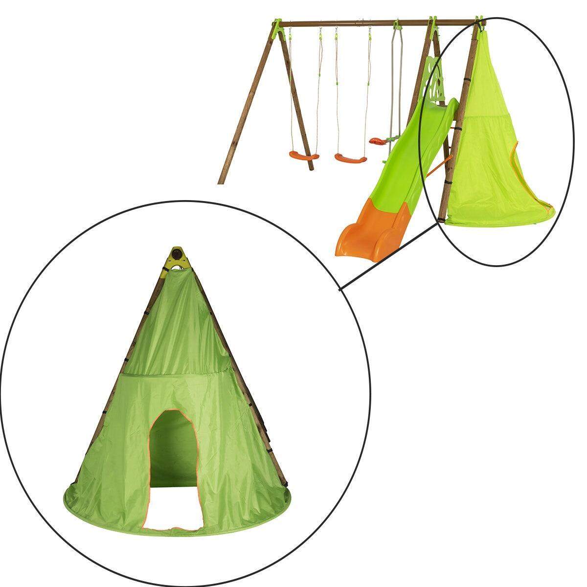 Tipi, vert et orange 3/3