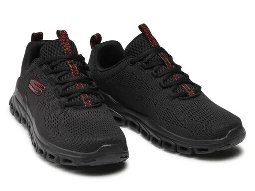 Buty na co dzień męskie SKECHER GLIDE STEP FASTEN UP siateczka 5/5