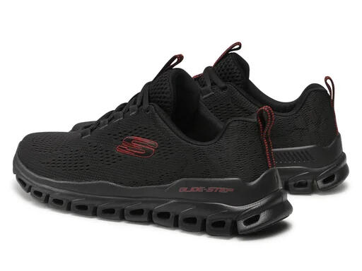 Buty na co dzień męskie SKECHER GLIDE STEP FASTEN UP siateczka 3/5