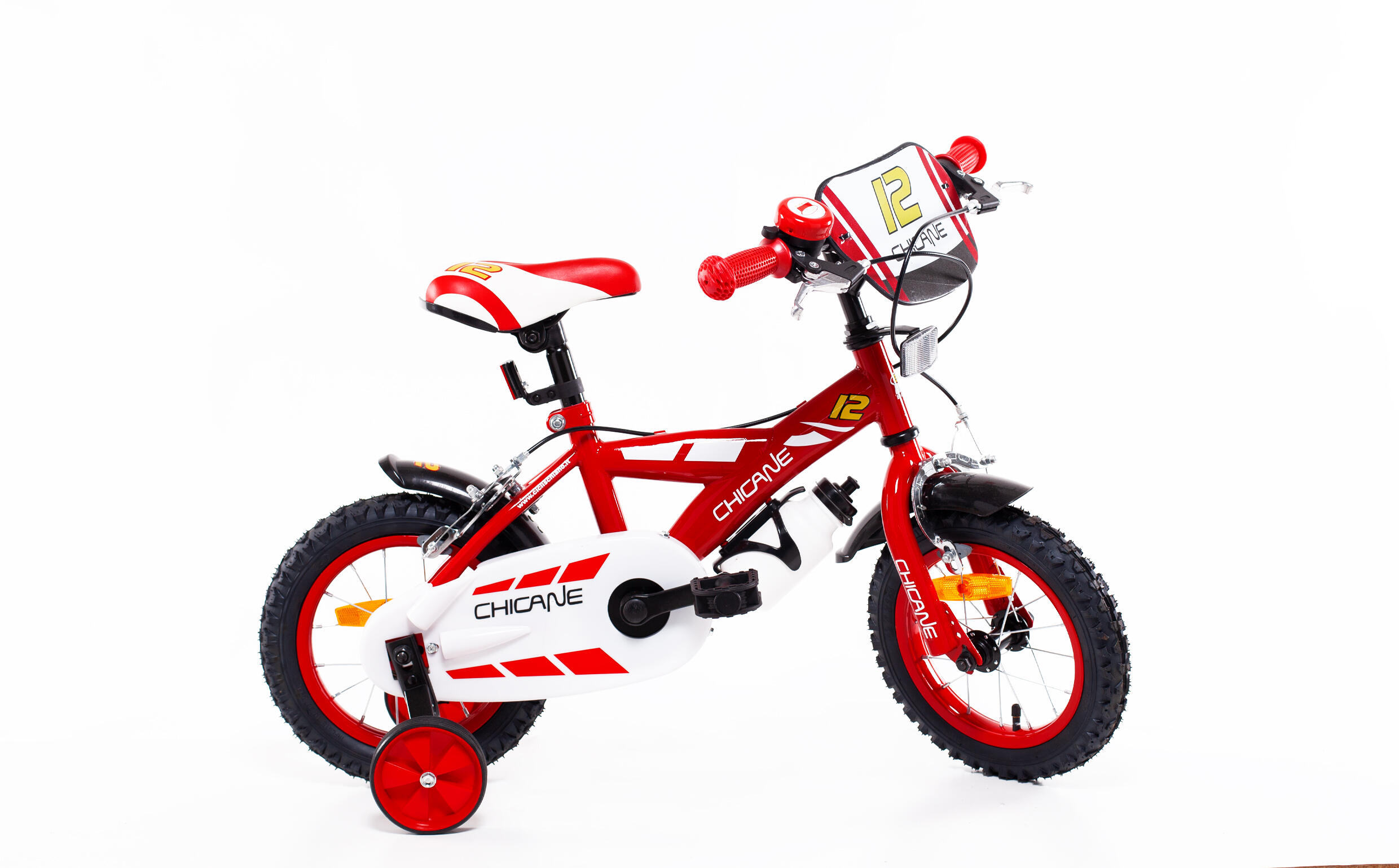 F.LLI SCHIANO SCH Chicane 12” kinderfiets met accessoires