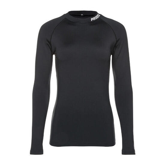 T-shirt manches longues femme PROSTO Run noir