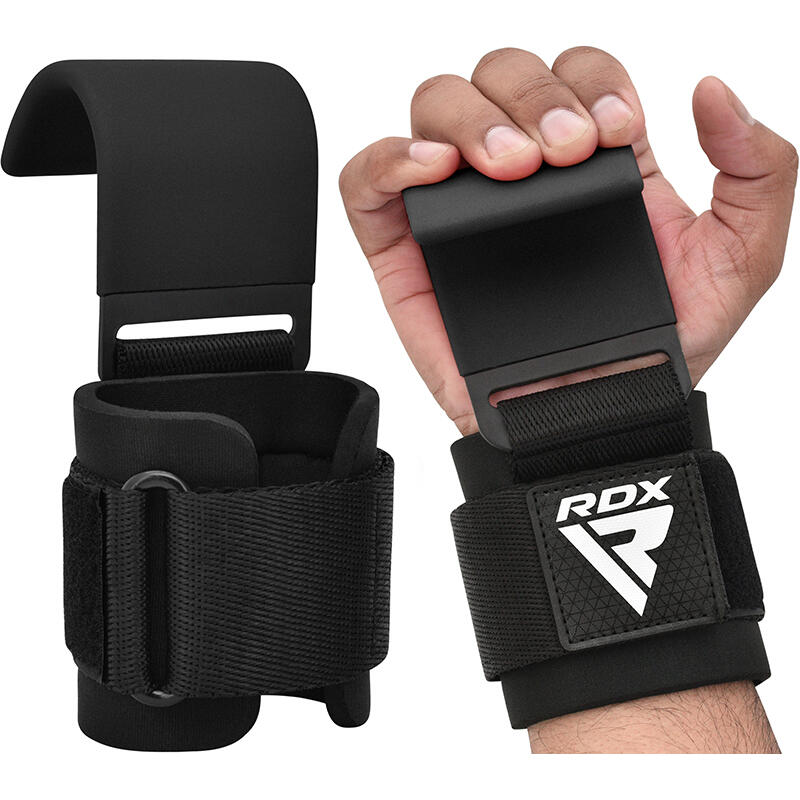 W5 Gel Lifting Hook Straps met Grip 4/7