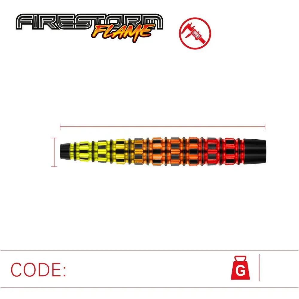 Sada steel šipek Firestorm Flame Tapered 4/5