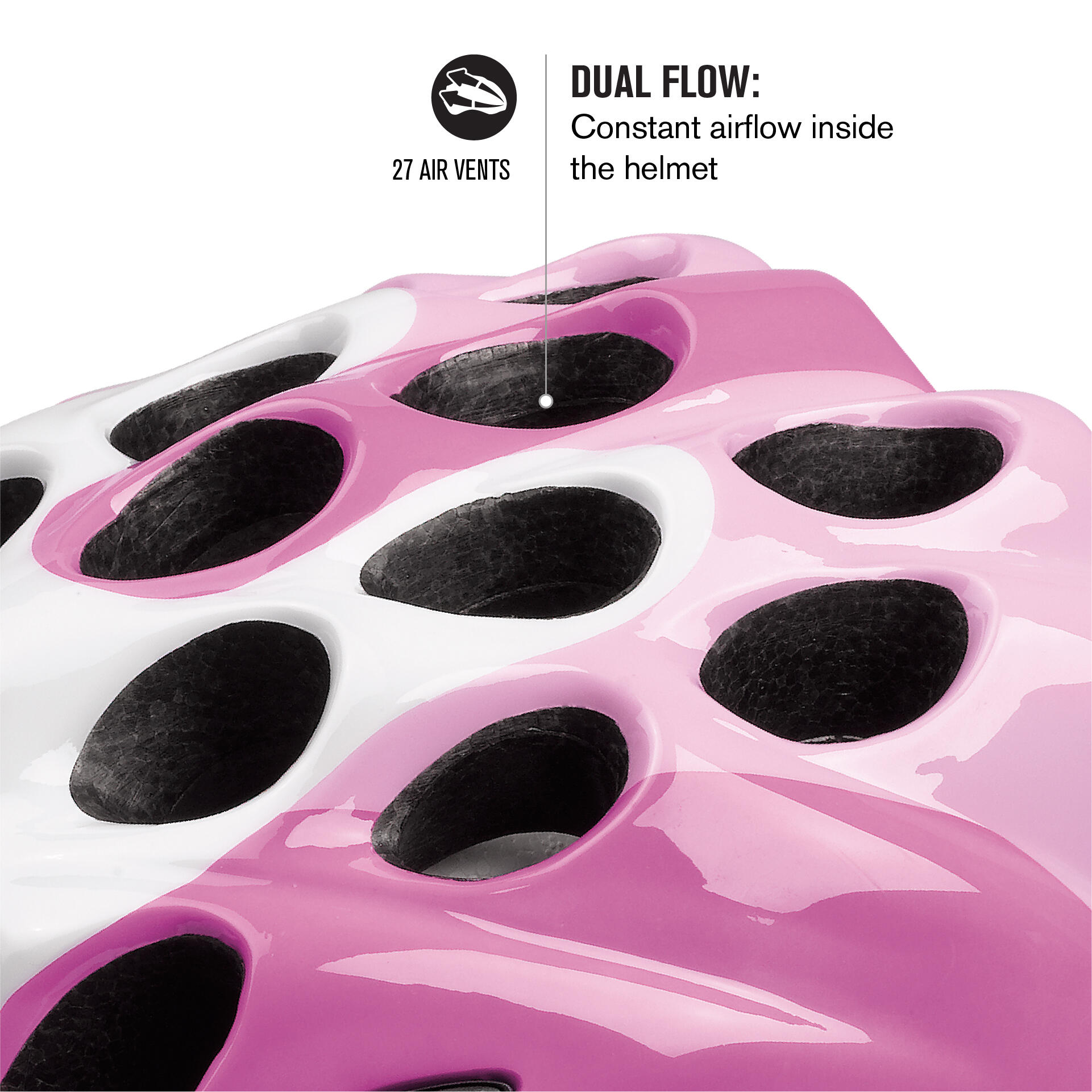 Catlike Kitten - Casco da Ciclismo Junior – Rosa/Bianco 4/6