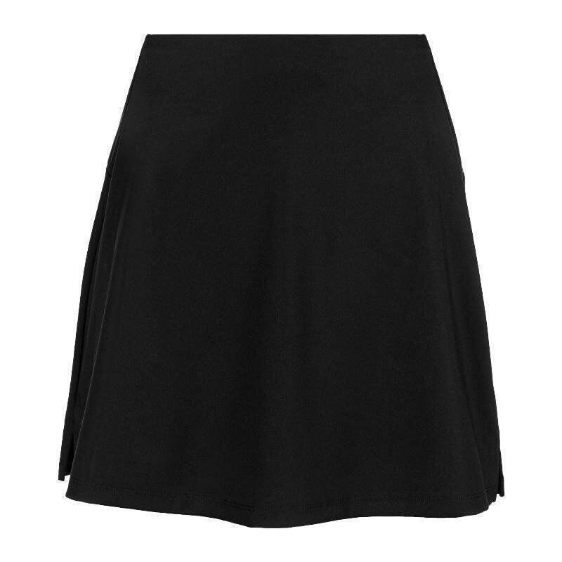 Team Flat Front Skirt Women Black