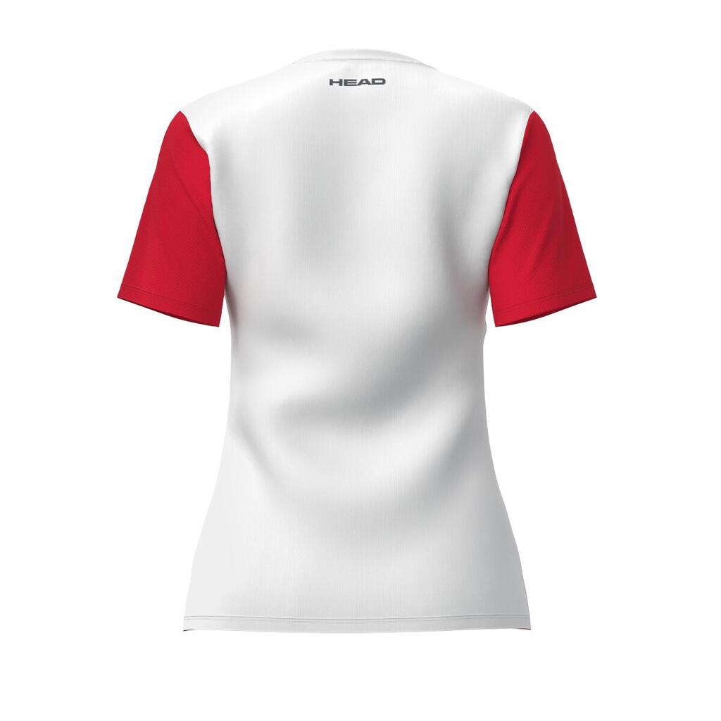 Club 25 Tech T-Shirt Women Red/White