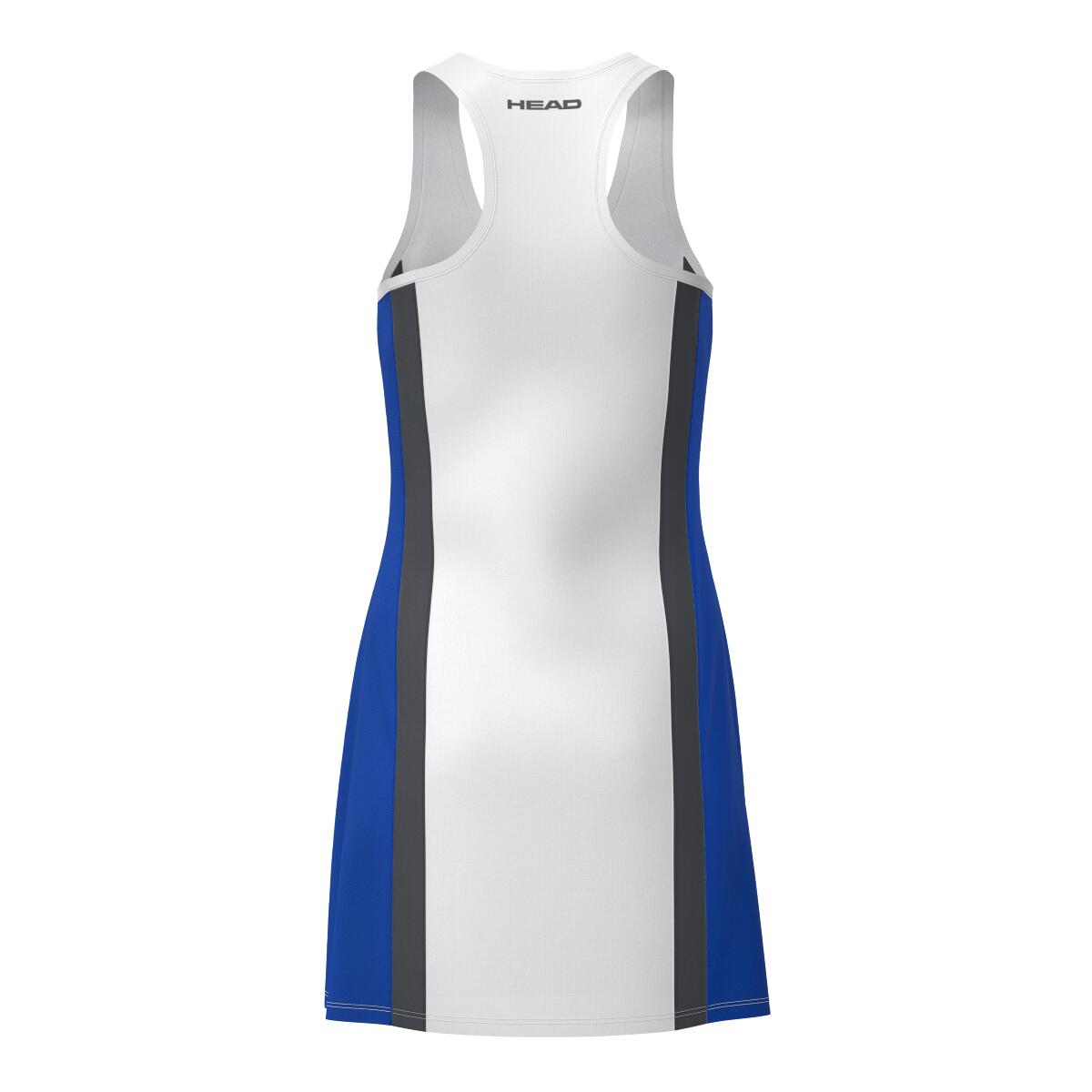Club 25 Robe Femme Bleu Royal/Blanc 2/2