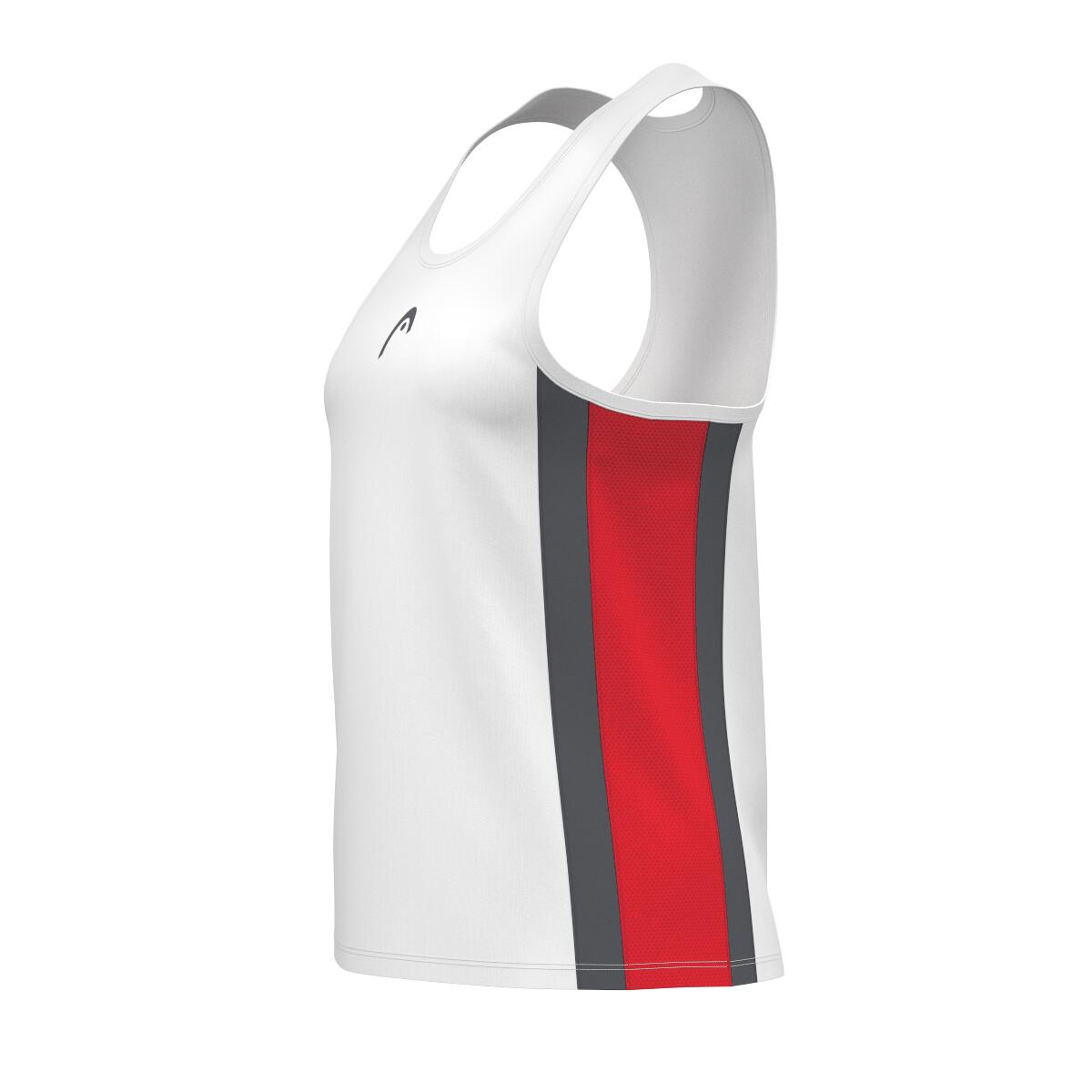 Club 25 Tech T-Shirt Mädchen Rot/Weiss 3/5
