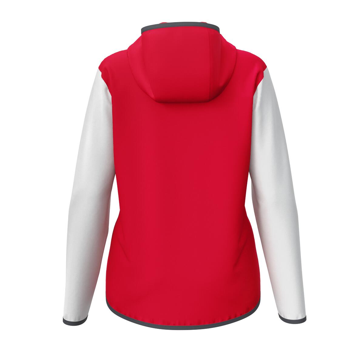 Club 25 Tech Sweat à capuche Femme Rouge/Blanc 2/2