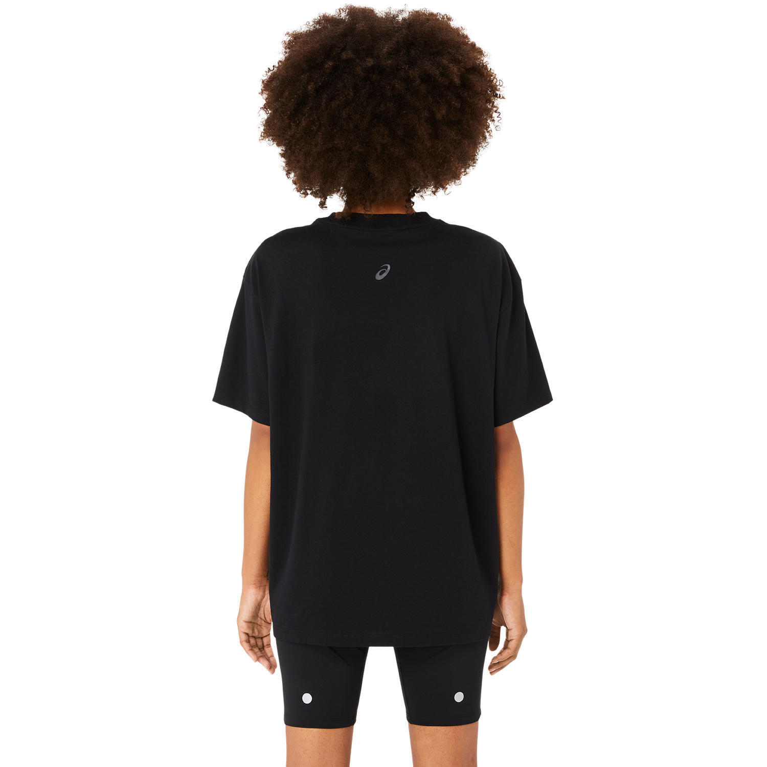 T-shirt femme ASICS logo BUNT polyester élasthanne - tennis 2/6
