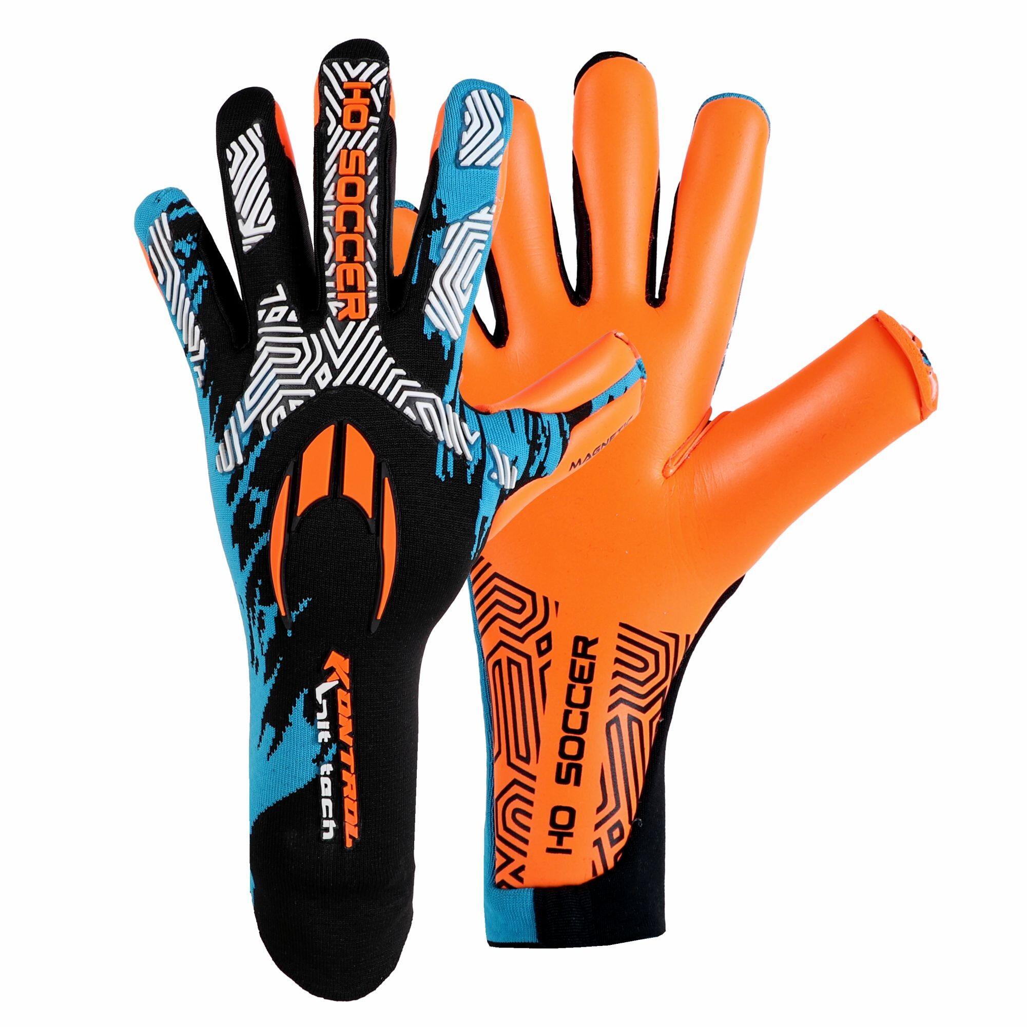 HO SOCCER Guanti da portiere Ho Soccer Kontrol Knit Tech II Arancione per Adulti