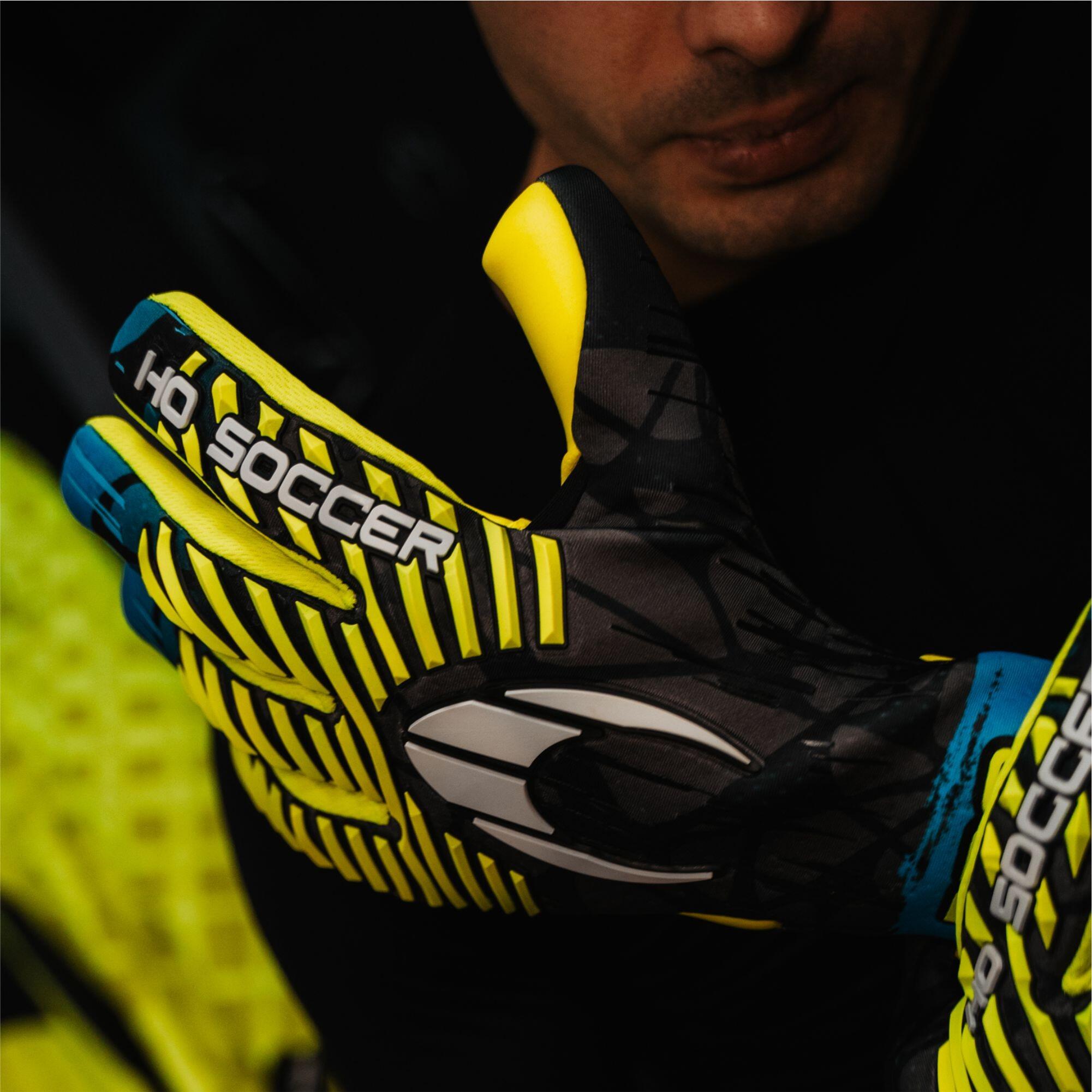 Guanti da portiere Ho Soccer per Adulti Pro Evolution II NG Lime Shadow 3/7