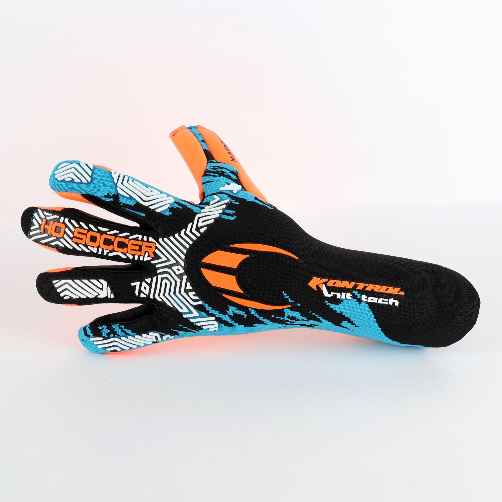 Guanti da portiere Ho Soccer Kontrol Knit Tech II Arancione per Adulti 2/7