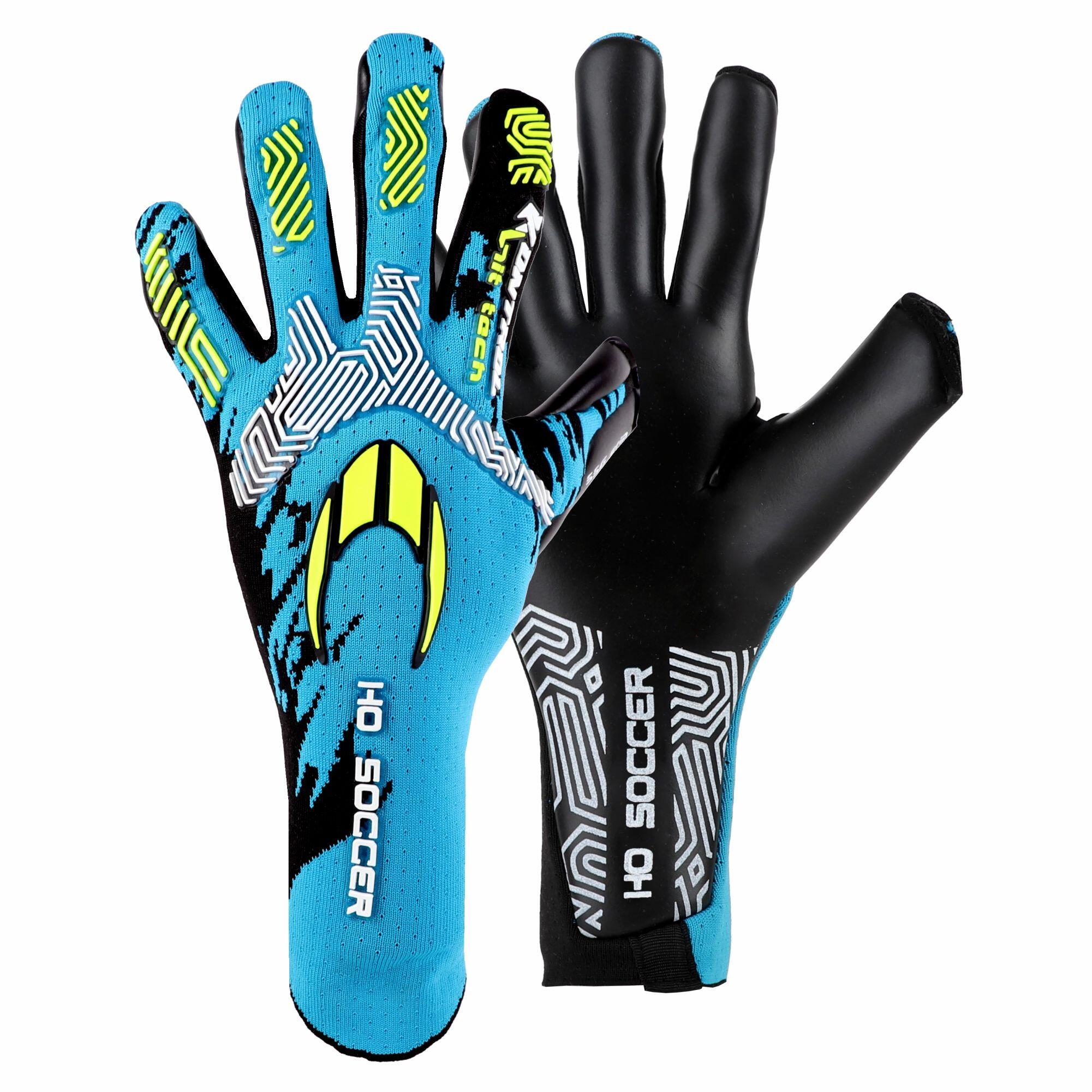 HO SOCCER Guanti da portiere Ho Soccer per Adulti SSG Kontrol Knit Tech Turchese