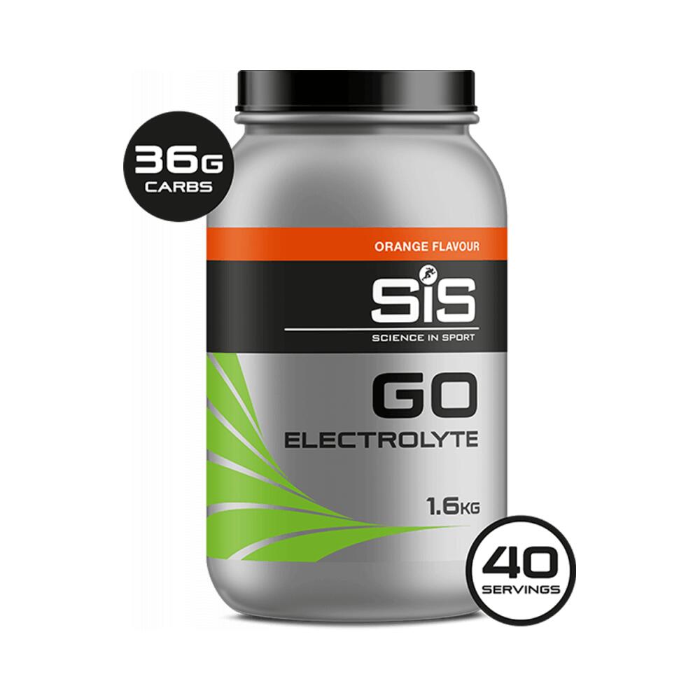 SCIENCE IN SPORT SIS GO Electrolyte Powder (1600g) Orange - Energie & Uithoudingsvermogen