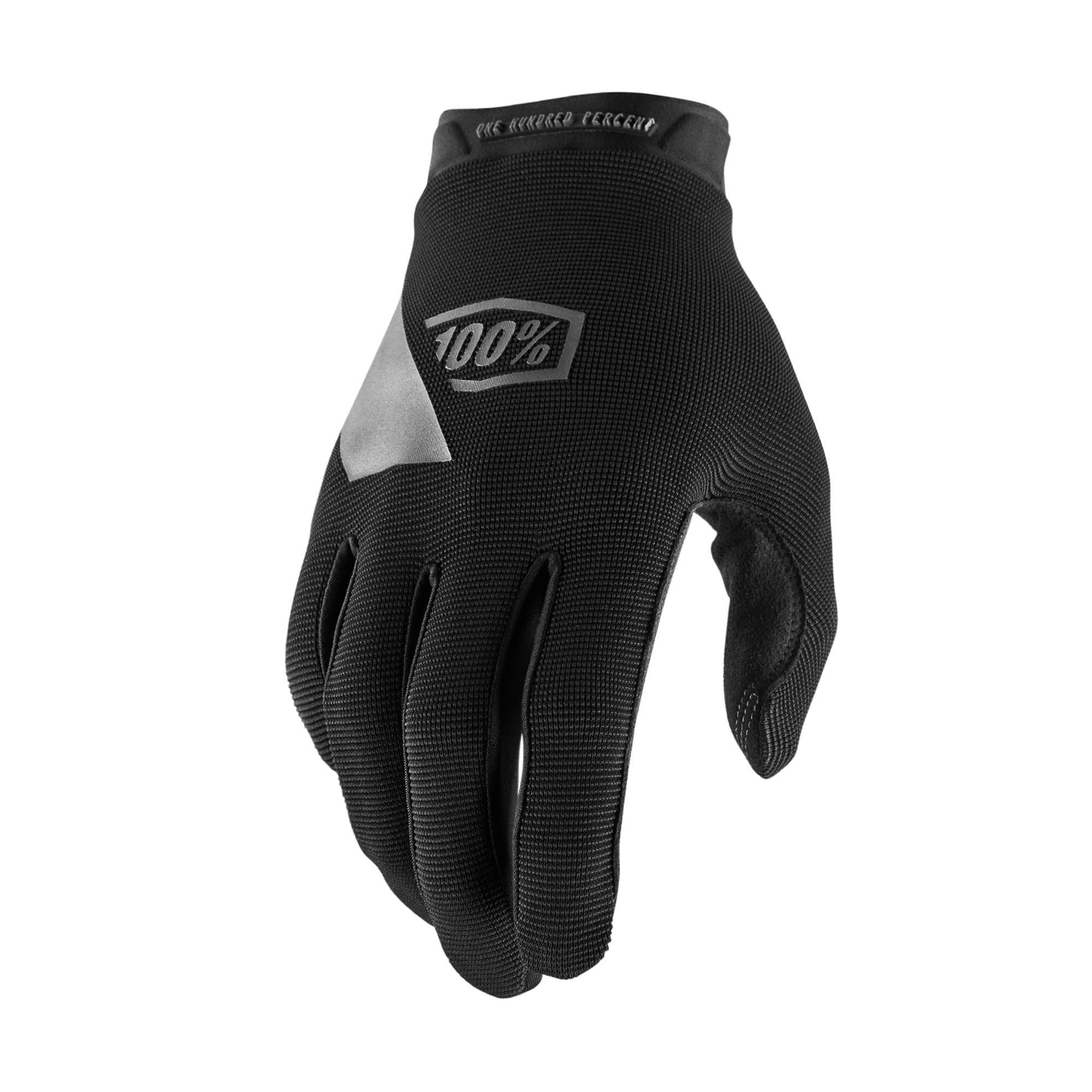 100% RIDECAMP Gloves Black/Charcoal - Bike MTB Cycling