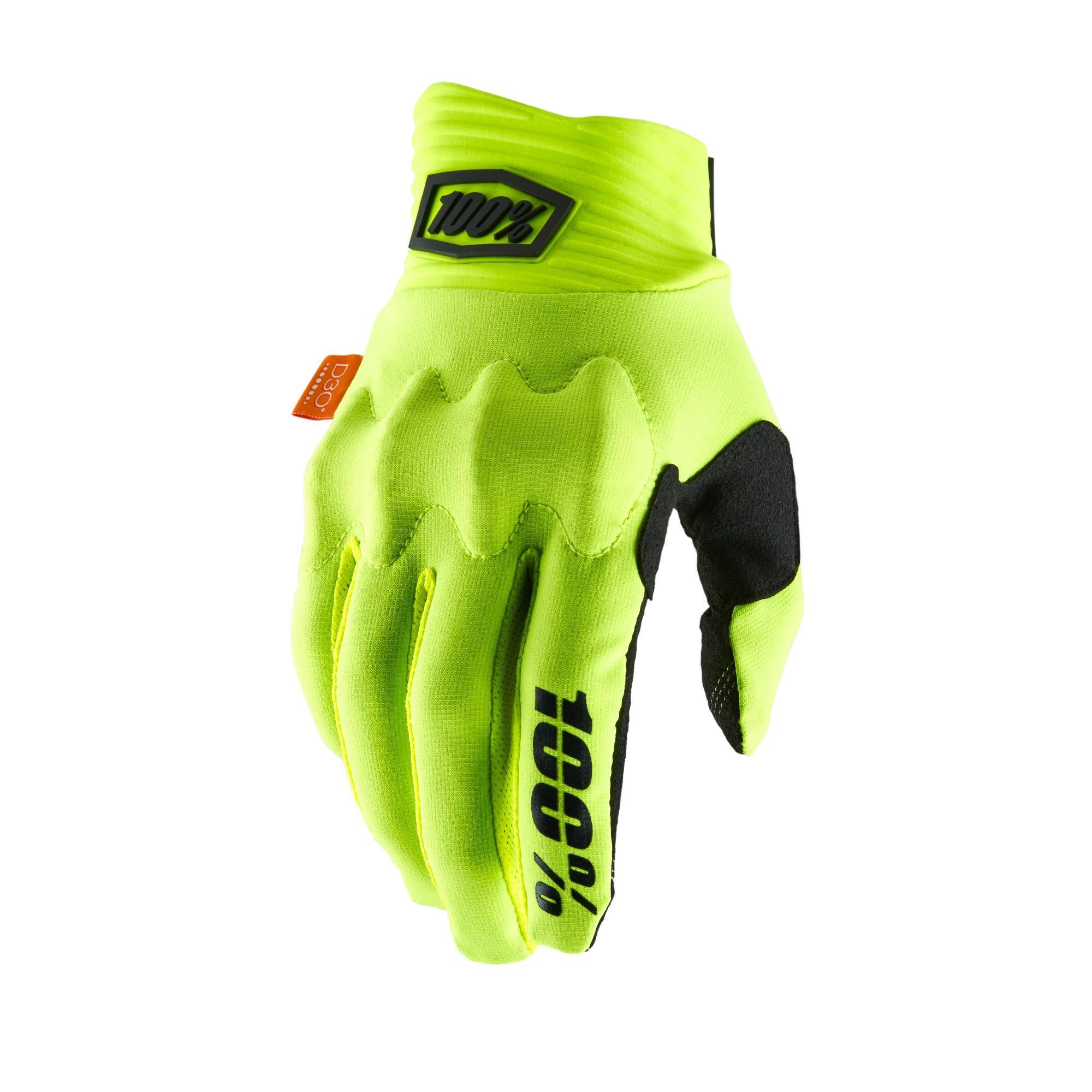 COGNITO D3O Gloves Fluo Yellow/Black -  Bike MTB Cycling 1/1