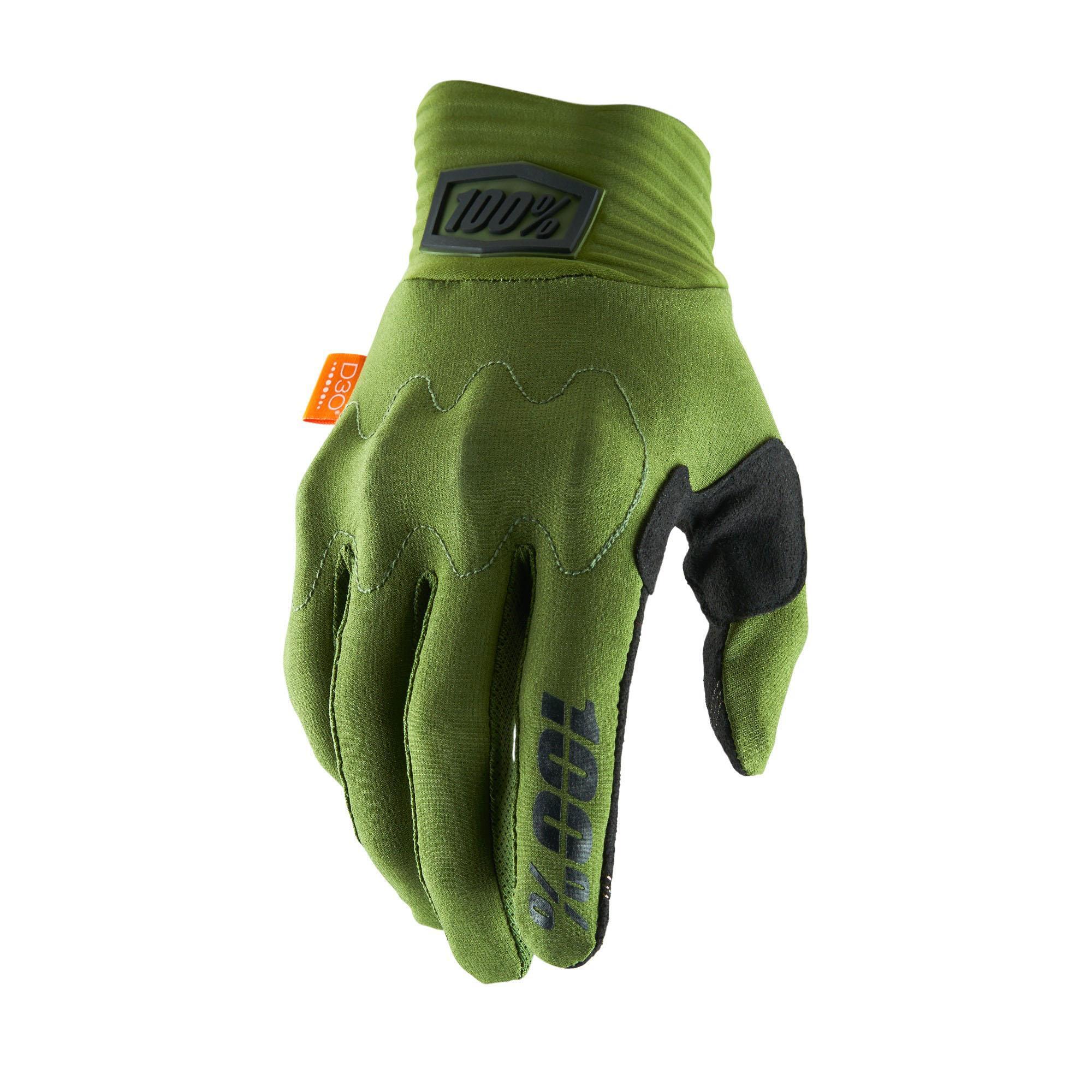 COGNITO D3O Gloves Army Green/Black -  Bike MTB Cycling 1/1
